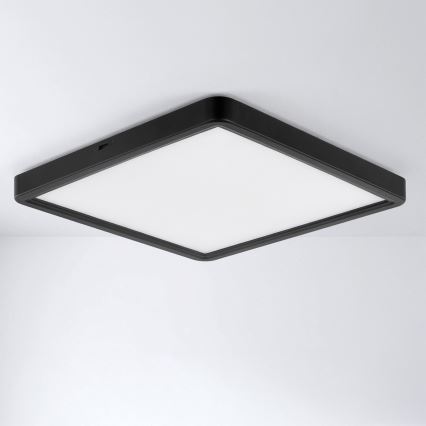 Brilagi - Candeeiro de tecto LED ESTELA SQUARE LED/24W/230V 31x31 cm preto