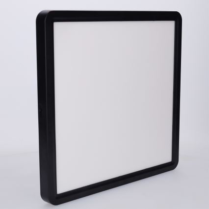 Brilagi - Candeeiro de tecto LED ESTELA SQUARE LED/24W/230V 31x31 cm preto