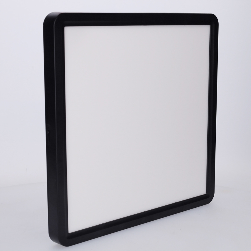 Brilagi - Candeeiro de tecto LED ESTELA SQUARE LED/24W/230V 31x31 cm preto