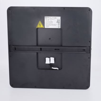 Brilagi - Candeeiro de tecto LED ESTELA SQUARE LED/24W/230V 31x31 cm preto