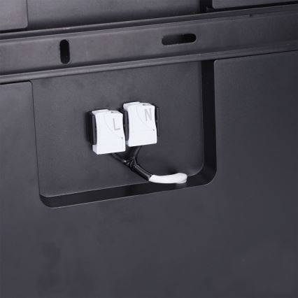 Brilagi - Candeeiro de tecto LED ESTELA SQUARE LED/24W/230V 31x31 cm preto
