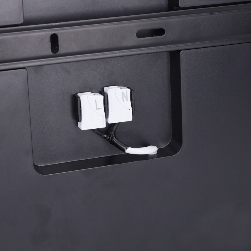 Brilagi - Candeeiro de tecto LED ESTELA SQUARE LED/24W/230V 31x31 cm preto