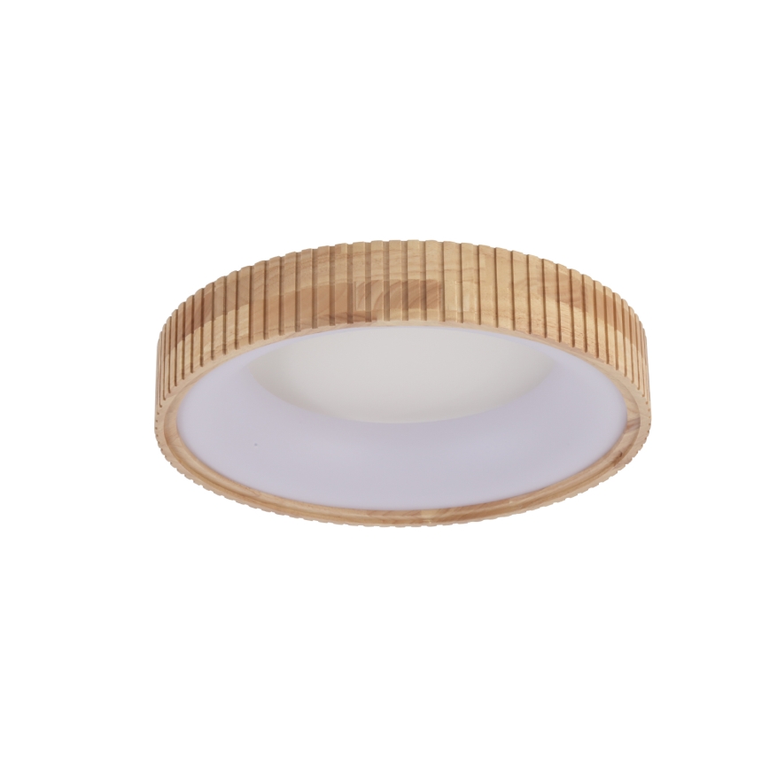 Brilagi - Luminária de teto LED FALCON WOOD MODERN LED/30W/230V 3000/4000/6000K Ø 45 cm madeira