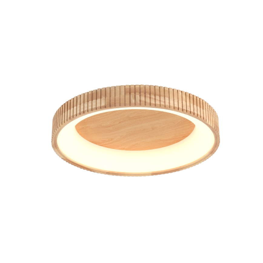 Brilagi - Candeeiro de tecto LED FALCON WOOD MODERN LED/40W/230V 3000/4000/6000K Ø 60 cm madeira