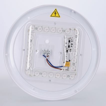 Brilagi - Candeeiro de teto LED FLOCO LED/24W/230V Ø 30 cm, acabamento em madeira/preto