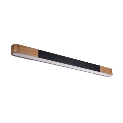 BRILAGI - Candeeiro de tecto LED GARDALINE LED/100W/230V 120 cm carvalho/preto
