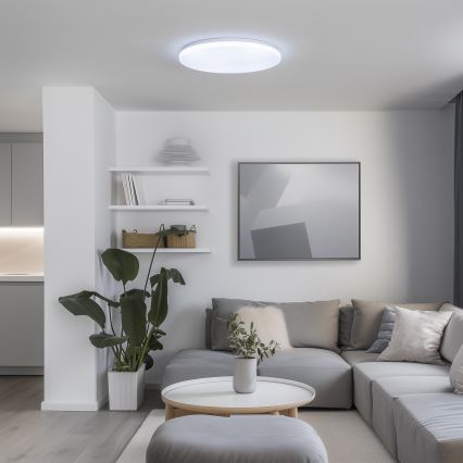 Brilagi - Candeeiro de teto LED regulável SMART LED/36W/230V Ø 48 cm 2700-6500K Wi‑Fi Tuya + controlo remoto