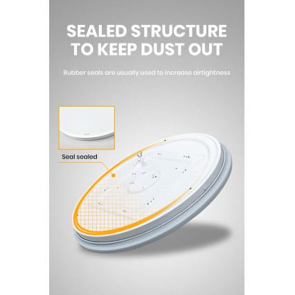 Brilagi - Candeeiro de teto LED regulável SMART LED/36W/230V Ø 48 cm 2700-6500K Wi‑Fi Tuya + controlo remoto