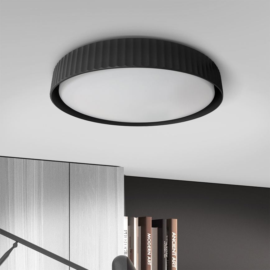 Brilagi - Candeeiro de tecto LED LUCIA 24W/230V, diâmetro 31 cm, preto