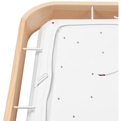 Brilagi - Candeeiro de tecto LED dimerizável MANAROLA CUBIC LED/24W/230V 45x45 cm 3000-6500K pinho + comando remoto