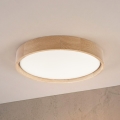 Brilagi - Candeeiro de tecto LED MANAROLA PLAIN LED/24W/230V 3000K Ø 41 cm carvalho