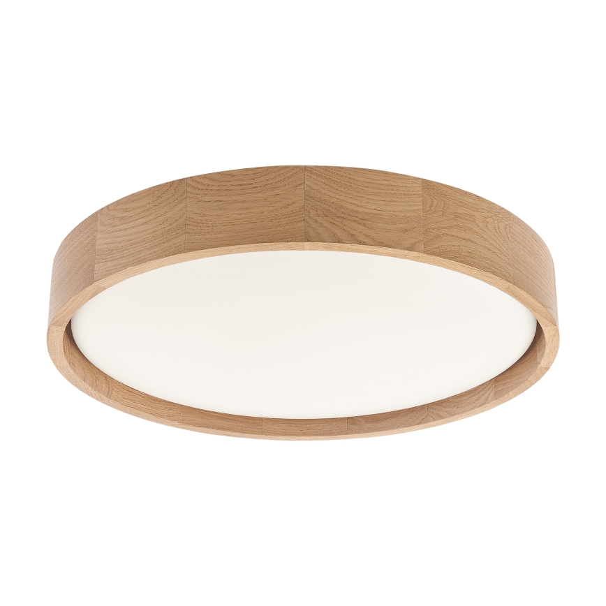 Brilagi - Candeeiro de tecto LED MANAROLA PLAIN LED/24W/230V 3000K Ø 41 cm carvalho