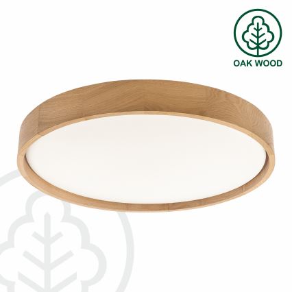 Brilagi - Candeeiro de tecto LED MANAROLA PLAIN LED/36W/230V 3000K Ø 48 cm carvalho