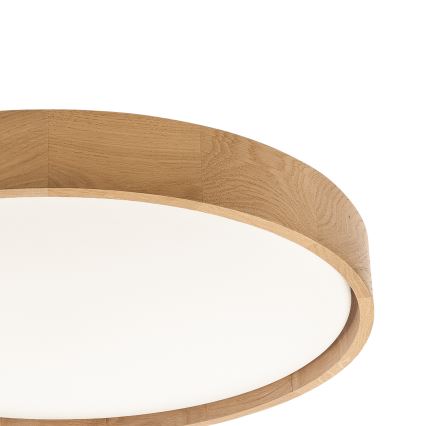 Brilagi - Candeeiro de tecto LED MANAROLA PLAIN LED/36W/230V 3000K Ø 48 cm carvalho