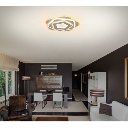 Brilagi - Luminária de teto LED dimerizável MODERN MINI LED/53W/230V 3000-6000K diâmetro 30 cm + controlo remoto