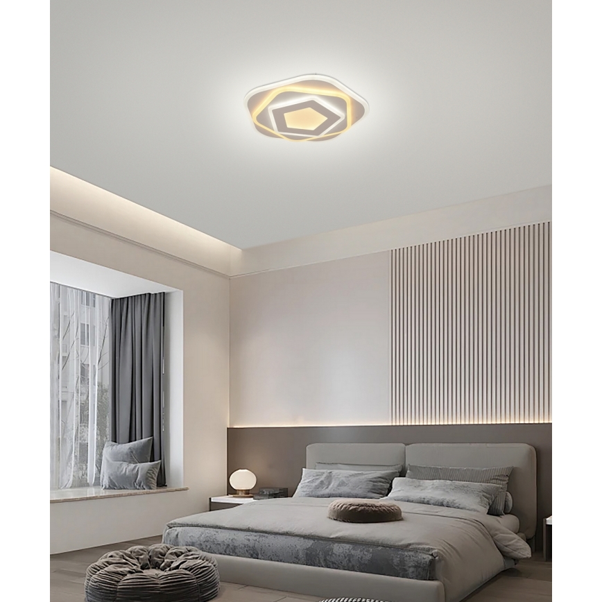 Brilagi - Luminária de teto LED dimerizável MODERN MINI LED/53W/230V 3000-6000K diâmetro 30 cm + controlo remoto