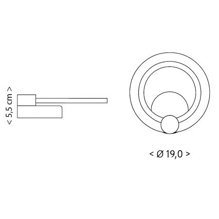BRILAGI - Candeeiro de tecto LED MODERN MINI LED/16W/230V 3000/4000/6000K