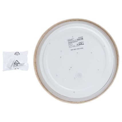 BRILAGI - Candeeiro de tecto LED NATURA LED/12W/230V 4000K diâmetro 26,3 cm