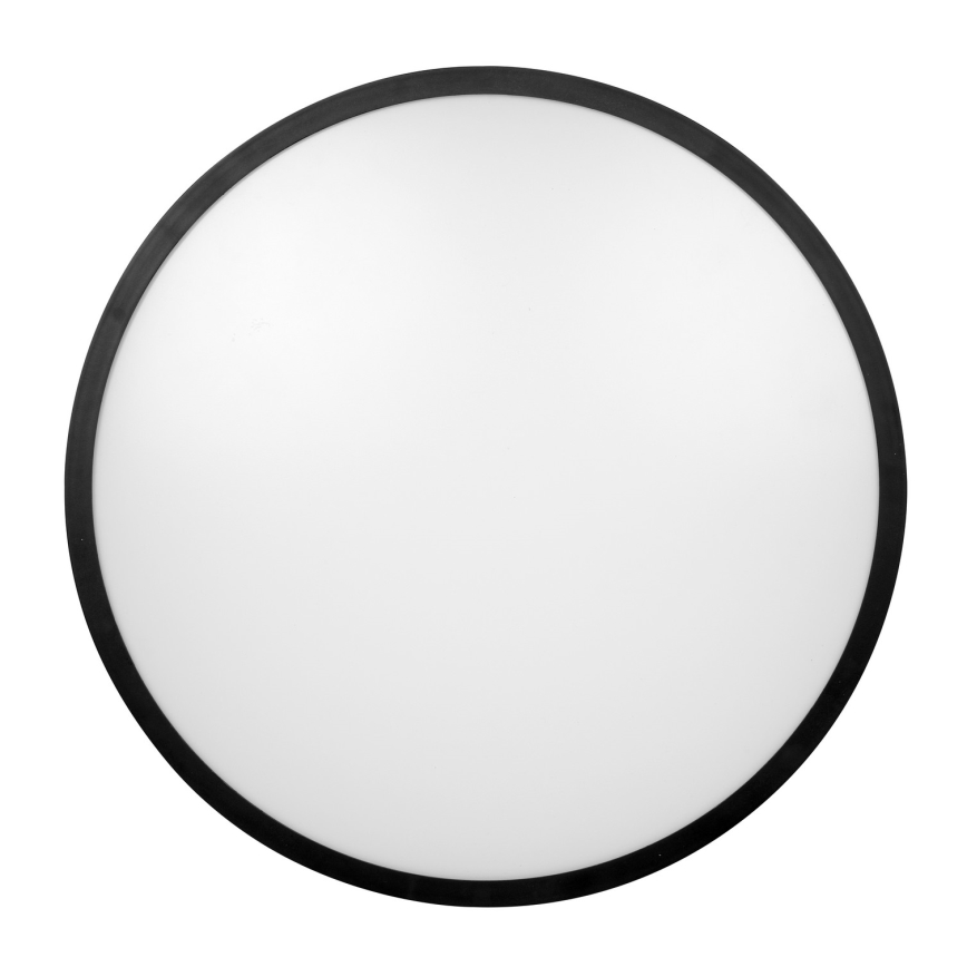 Brilagi - Luminária de tecto LED para casa de banho com sensor ZENNA LED/24W/230V, diâmetro 35 cm, IP44, preta