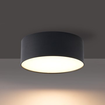 Brilagi - Candeeiro de tecto LED para casa de banho FORIS LED/14W/230V Ø 12 cm preto IP44