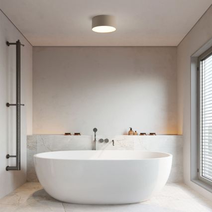 Brilagi - Luminária de teto LED para casa de banho FORIS LED/20W/230V Ø 15 cm bege IP44