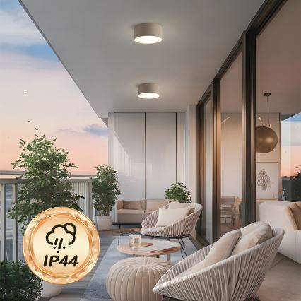 Brilagi - Luminária de teto LED para casa de banho FORIS LED/20W/230V Ø 15 cm bege IP44