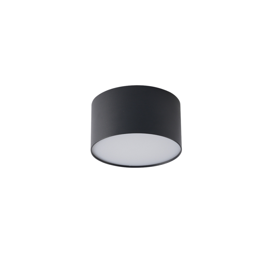 Brilagi - Candeeiro de tecto LED para casa de banho FORIS LED/9W/230V Ø 9 cm preto IP44