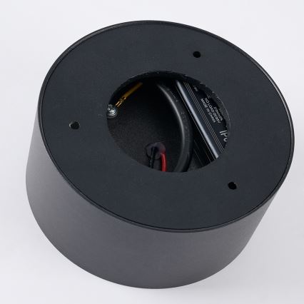 Brilagi - Candeeiro de tecto LED para casa de banho FORIS LED/9W/230V Ø 9 cm preto IP44