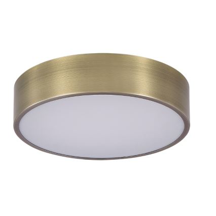 Brilagi - Candeeiro de teto LED para casa de banho POOL LED/24W/230V 3000/4000/5500K diâmetro 30 cm IP54 latão