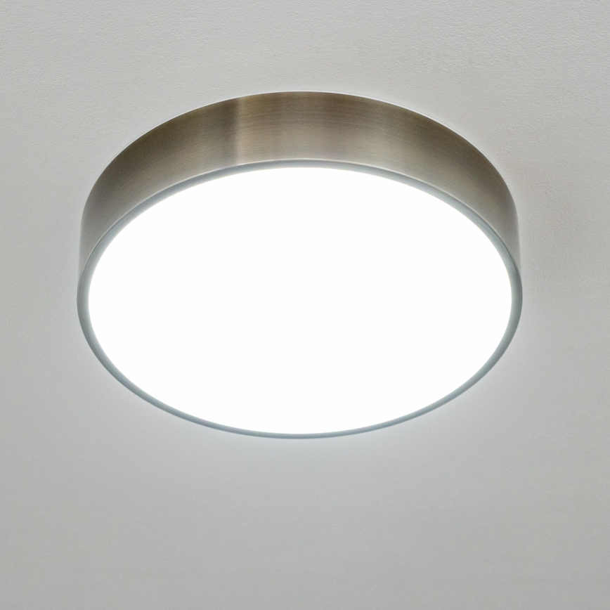 Brilagi - Candeeiro de teto LED para casa de banho POOL LED/24W/230V 3000/4000/5500K diâmetro 30 cm IP54 latão