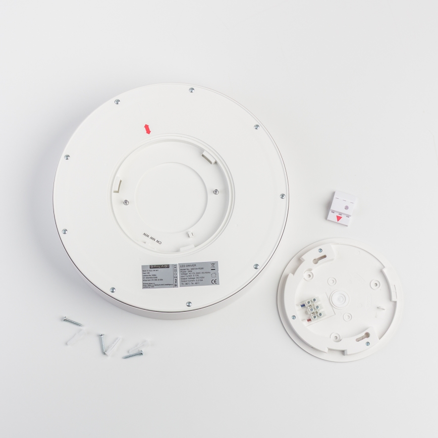 Brilagi - Plafon LED para casa de banho POOL LED/24W/230V 3000/4000/5500K Ø 30 cm IP54 branco