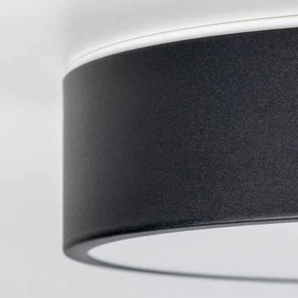 Brilagi - Candeeiro de tecto LED para casa de banho POOL LED/24W/230V 3000/4000/5500K Ø 30 cm IP54 preto