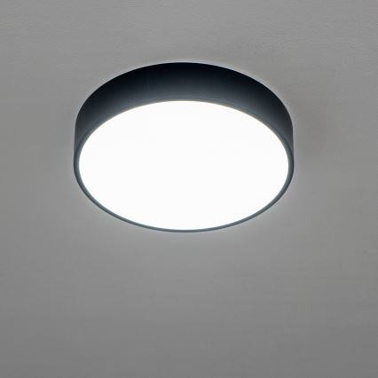 Brilagi - Candeeiro de tecto LED para casa de banho POOL LED/24W/230V 3000/4000/5500K Ø 30 cm IP54 preto
