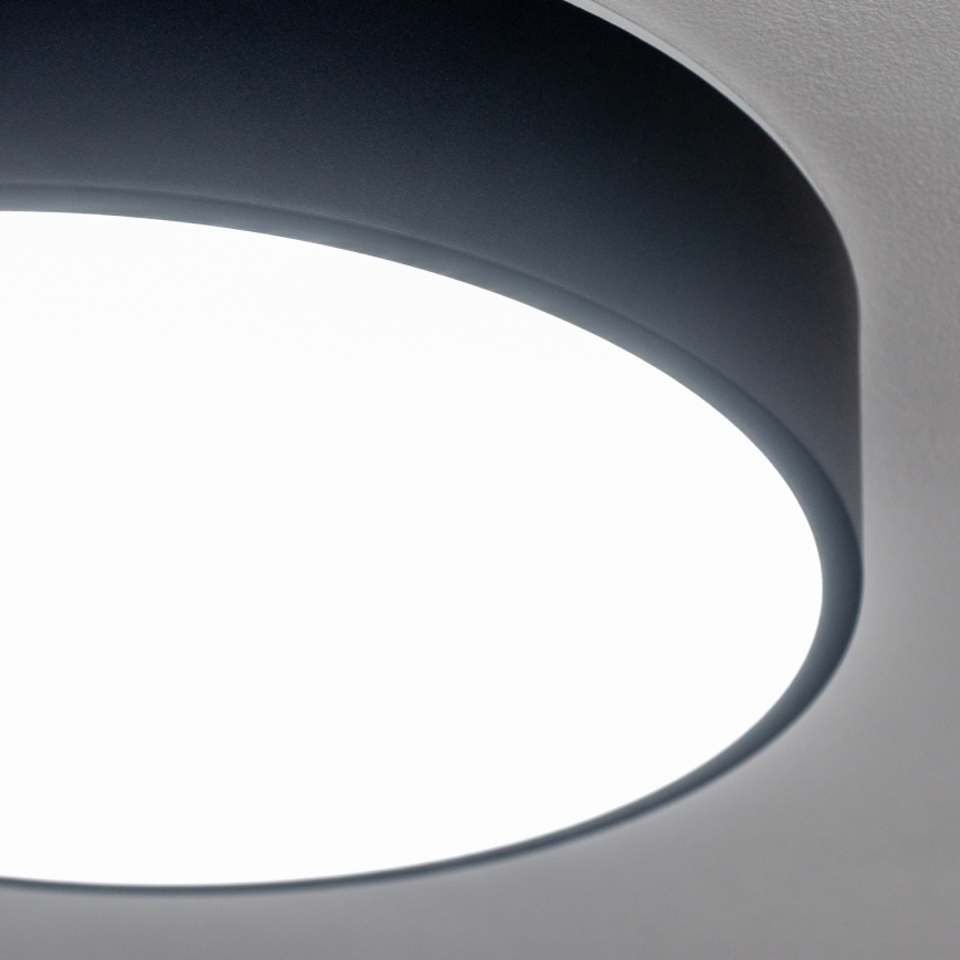 Brilagi - Candeeiro de tecto LED para casa de banho POOL LED/24W/230V 3000/4000/5500K Ø 30 cm IP54 preto