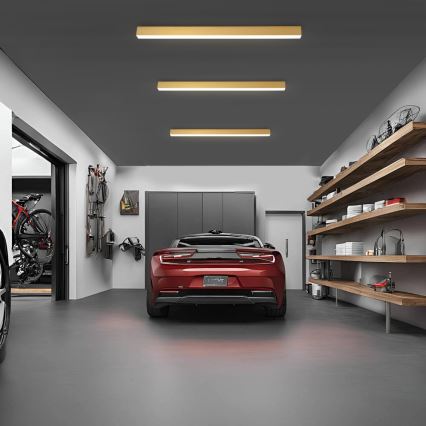 Brilagi - Plafon de tecto LED para casa de banho SLEEKLINE LED/40W/230V 3000/4500/6000K dourado IP44