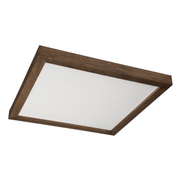 Brilagi - Candeeiro de tecto LED para casa de banho WOODY FRAME LED/50W/230V 60x60 cm IP44 carvalho nogueira