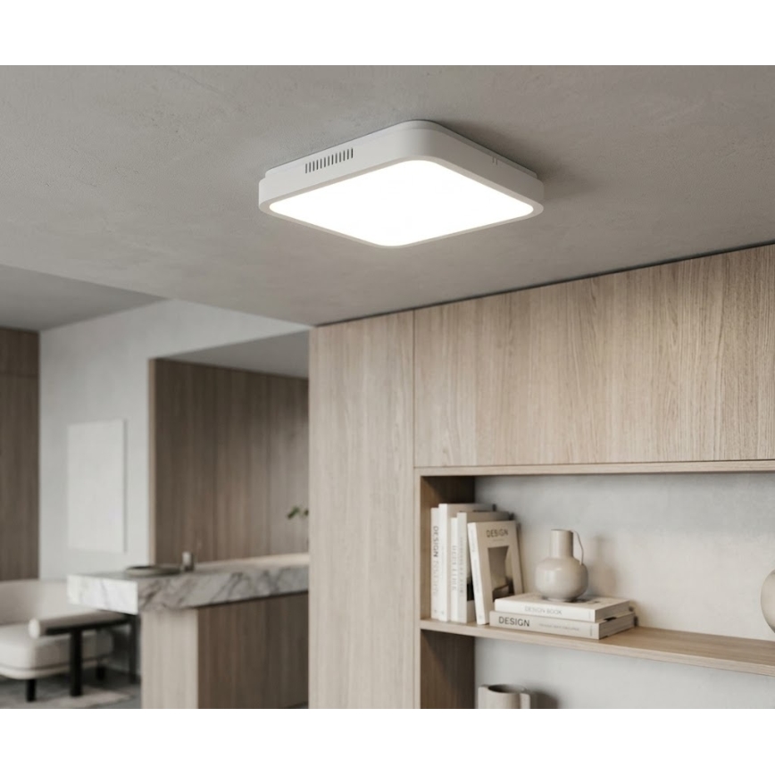 BRILAGI - Candeeiro de tecto LED para casa de banho ZENNA LED/24W/230V 34,5x34,5 cm IP44 branco