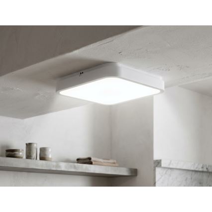 BRILAGI - Candeeiro de tecto LED para casa de banho ZENNA LED/24W/230V 34,5x34,5 cm IP44 branco