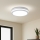 Brilagi - Candeeiro de tecto LED para exterior BENE LED/24W/230V Ø 26 cm branco IP54