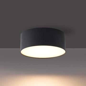 BRILAGI - Candeeiro de tecto LED para exterior FORIS LED/9W/230V, diâmetro 9 cm, preto, IP44