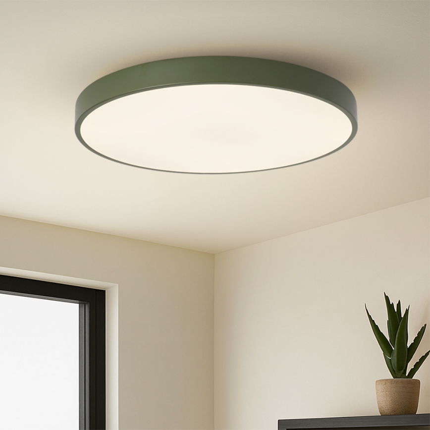 Brilagi - Luminária de teto POOL LED/100W/230V 3000/4000/6000K Ø 80 cm verde