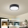 Brilagi - Candeeiro de tecto LED POOL LED/18W/230V 3000/4500/6000K Ø 20 cm preto