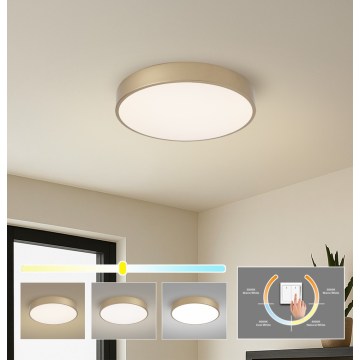 Brilagi - Candeeiro de tecto LED POOL LED/48W/230V 3000/4000/6000K diâmetro 40 cm dourado