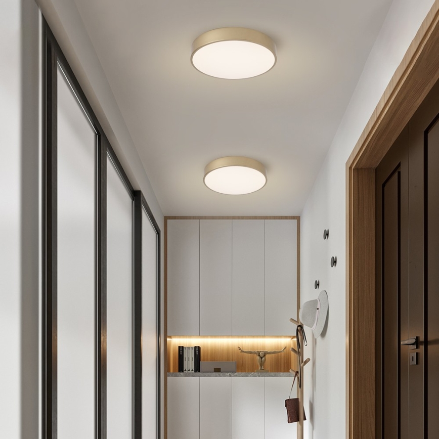 Brilagi - Candeeiro de tecto LED POOL LED/48W/230V 3000/4000/6000K diâmetro 40 cm dourado