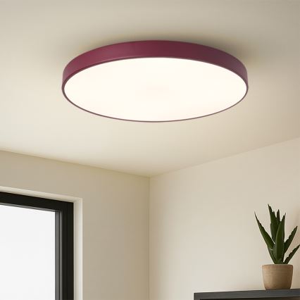 Brilagi - Luminária de teto LED POOL LED/60W/230V 3000/4000/6000K Ø 60 cm bordô