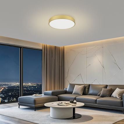 Brilagi - Candeeiro de tecto LED POOL LED/60W/230V 3000/4000/6000K diâmetro 60 cm dourado
