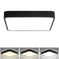 Brilagi - Candeeiro de tecto LED POOL SQUARE LED/36W/230V 3000/4500/6000K 40x40 cm preto