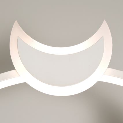 Brilagi - Plafon LED dimerizável ASTRO LED/20W/230V diâmetro 50 cm 3000-6000K astronaut + comando remoto