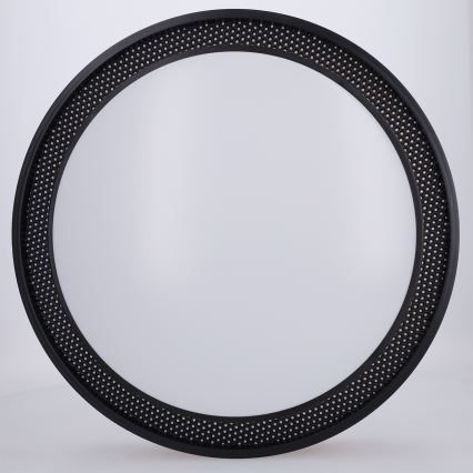 Brilagi - Candeeiro de teto LED dimerizável COCI LED/48W/230V 3000-6500K Ø 39 cm acabamento madeira/preto + controlo remoto