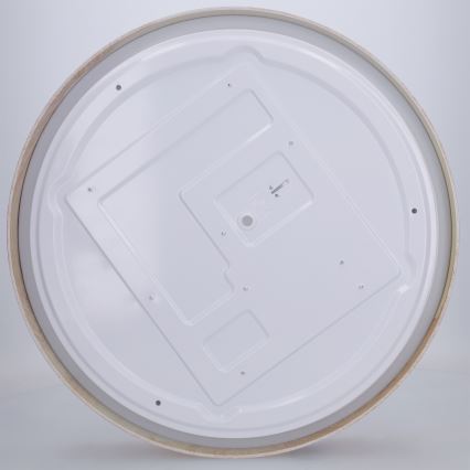 Brilagi - Candeeiro de teto LED dimerizável COCI LED/48W/230V 3000-6500K Ø 39 cm acabamento madeira/preto + controlo remoto